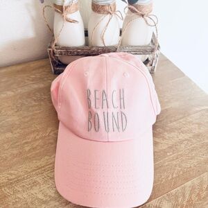 Rae Dunn Pink 'Beach Bound' Hat